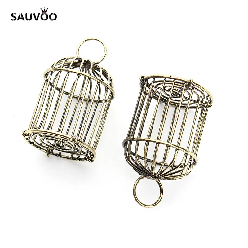 SAUVOO 5 шт./лот Металлические Античные бронзовые цветные Полые Подвески в виде