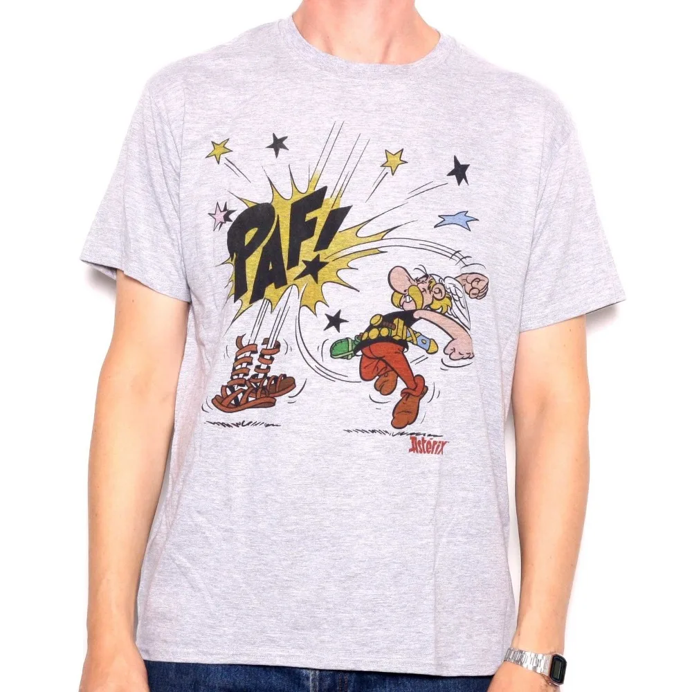 Горячая Распродажа модная футболка Asterix Punch Design 100% официальная Культовая с