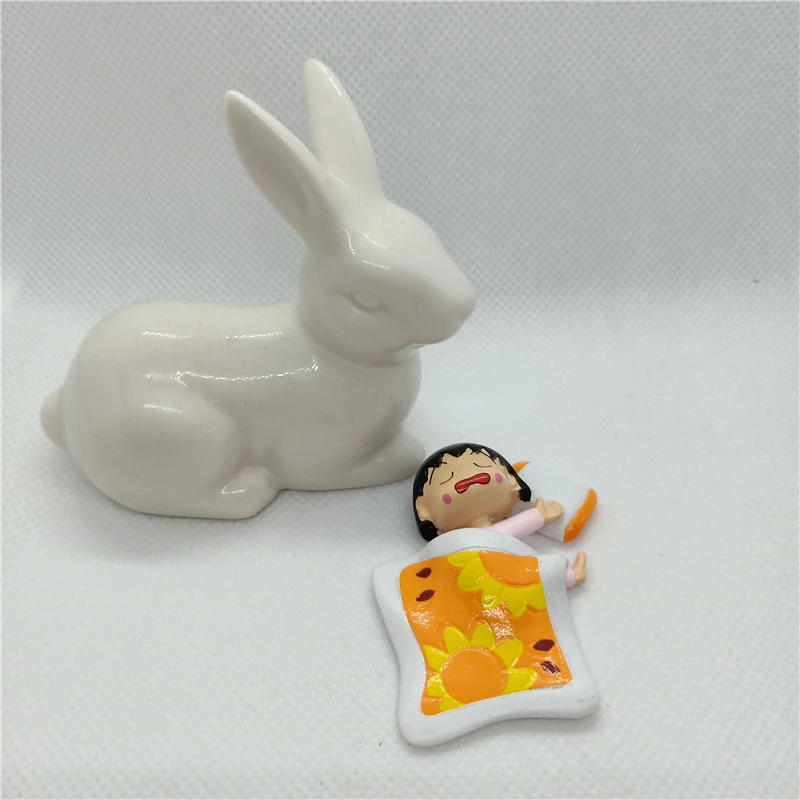 Милый мультяшный милый магнит на холодильник в стиле аниме спящего Сакура Маруко