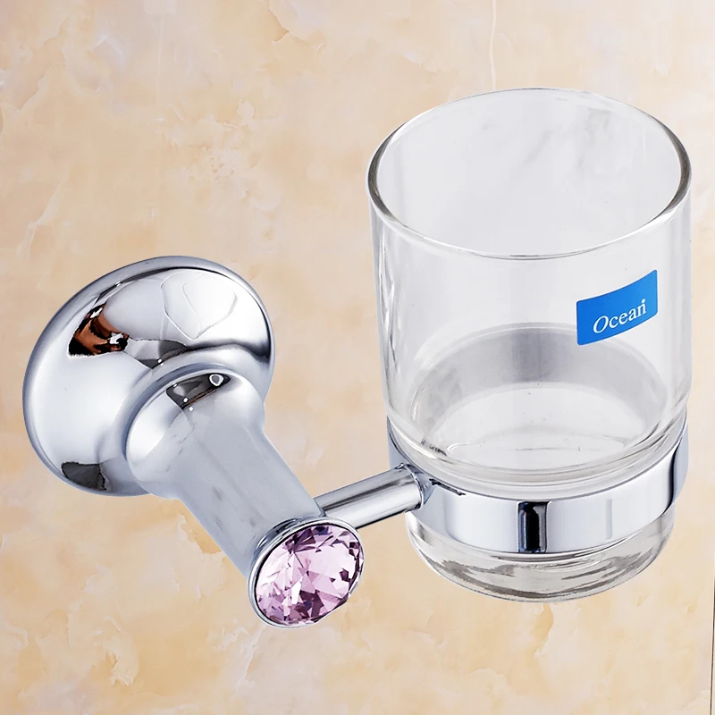 Набор аксессуаров для ванной комнаты Европейский хромированный полированный