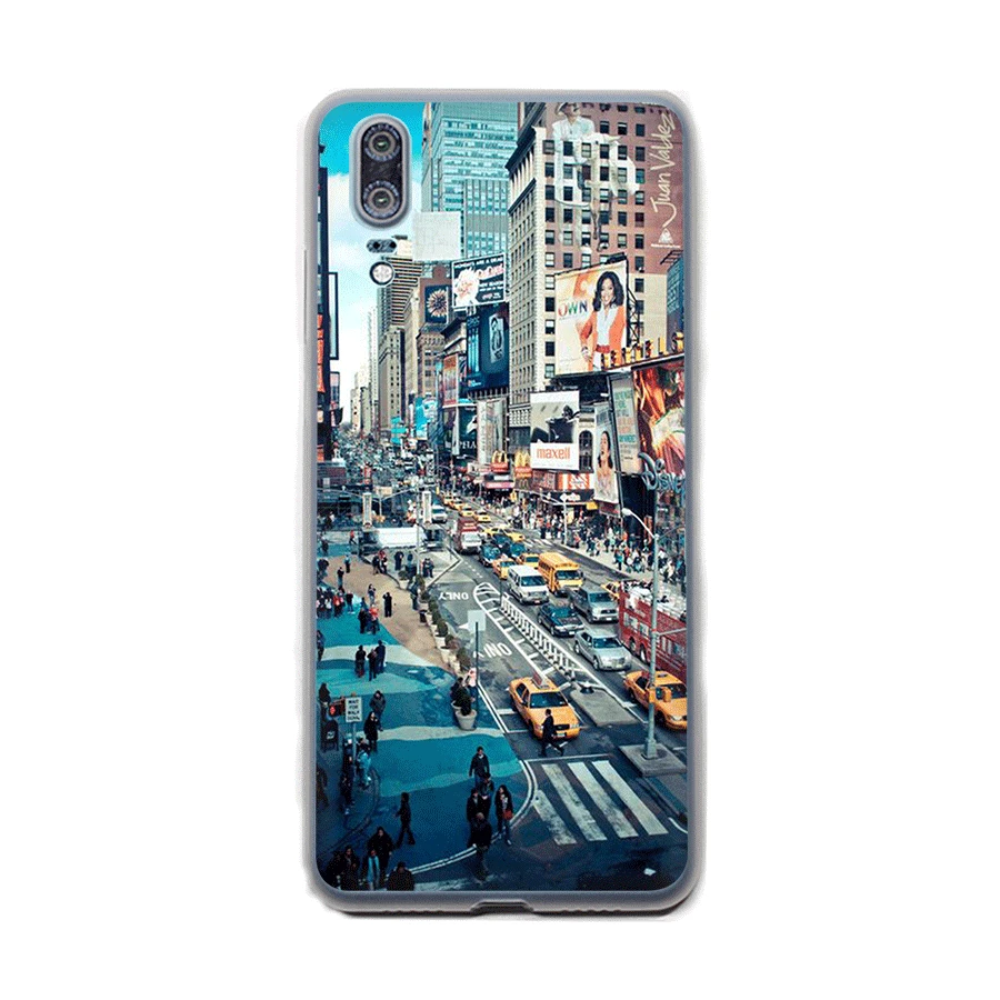 Desxz New York Landscape Case For Huawei Honor 6A 6C 7A 7X 8 9 Lite 9i 10 Play 8C Note Hard Cover |