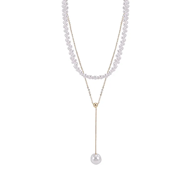 KingDeng жемчужное колье многослойное ожерелье для женщин Jewelry темперамент дикая