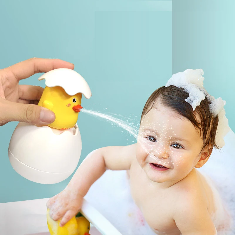 

Children Bathing Water Toys Baby Baby Fun Floating Water Sprinkling Ducklings Eggs Penguins Children's Toys Gifts