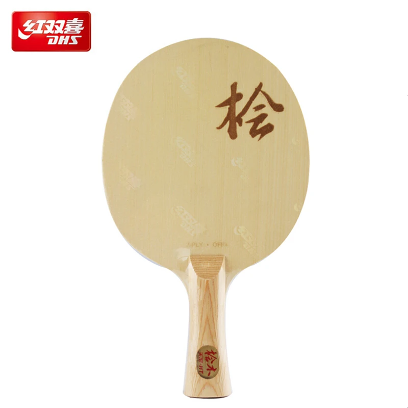 DHS Table tennis blade DI-HT HINOKI surface 7 ply pure wood Cypress ping pong racket bat paddle tenis de mesa