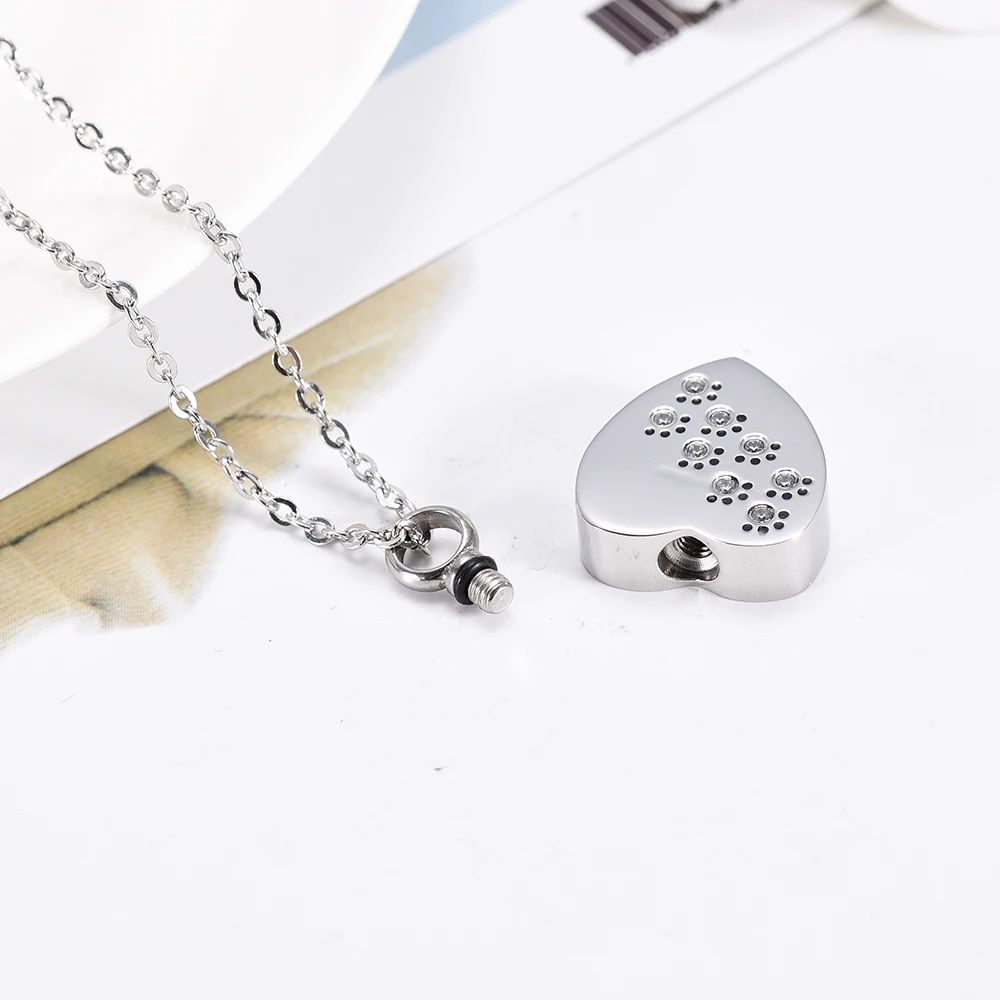 IJD8383 бриллиантовое ожерелье с подвеской в виде собачьей лапы|memorial jewelry|pendant necklacedog