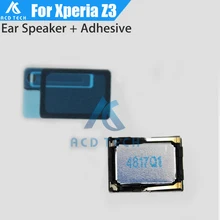 Динамик для sony Xperia Z3 D6603 D6653 D6633 с двумя верхними ушками, гарнитура, зуммер с водонепроницаемой клейкой наклейкой