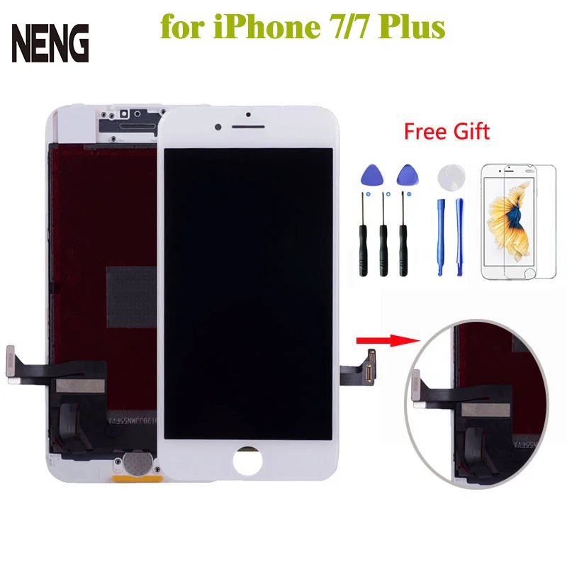 100% AAAA HORUG Оригинальный ЖК дисплей для iPhone 7 Plus замена качественный сенсорный