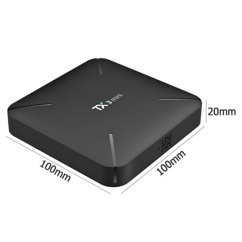 TX3 Smart tv Box с пультом дистанционного управления 1+ 8G/2+ 16G Android 7,1 Amlogic S905W телеприставка KODI 17,6 WiFi медиаплеер US/EU штекер
