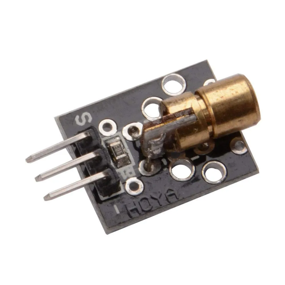 KY 008 650nm 5V красный лазерный Сенсор 6 мм 5 мВт передатчик Модуль точка лазерного