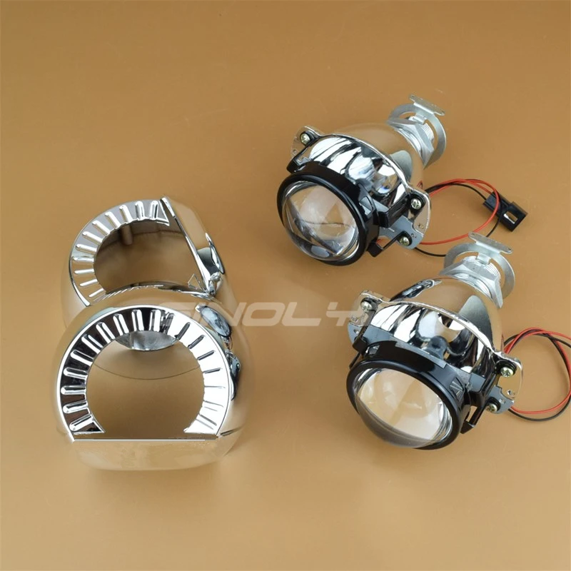 HID Bi-xenon проектор линзы фары Противотуманные фары H4 H7 автомобили/мотоцикл фары H1 Ксеноновые лампы 1,8 ''модифицированные аксессуары стиль