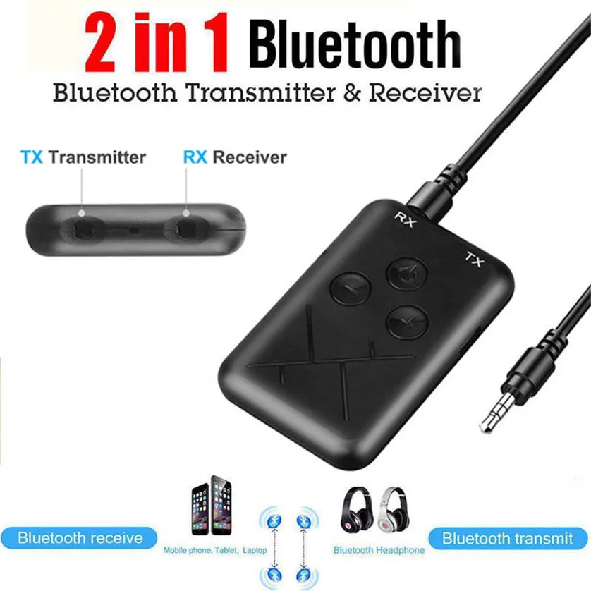 50 комплектов Универсальный 2 в 1 беспроводной Bluetooth 4 приемник передатчик A2DP аудио