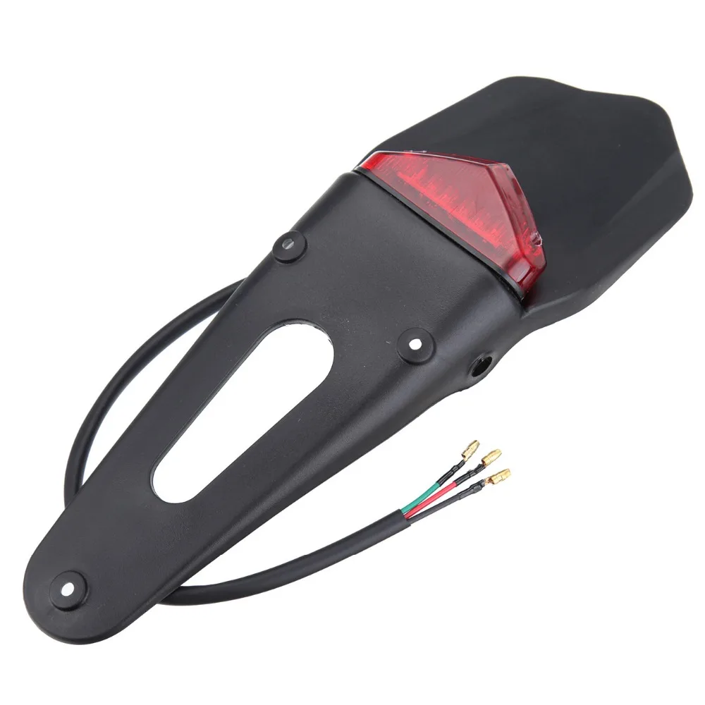 Задний светодиодный задний стоп сигнал для мотоцикла красный светильник эндуро
