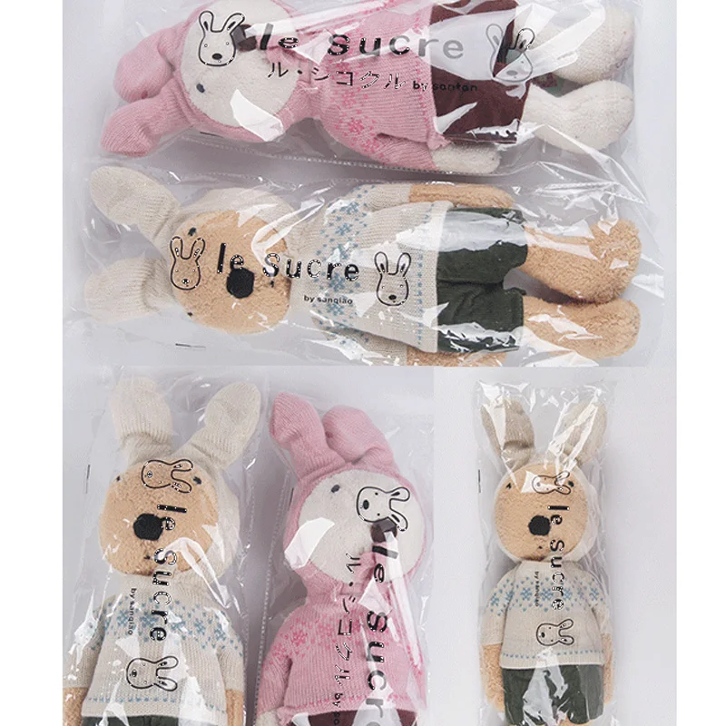 Милый свитер с шляпой куклы сладкий кролик мягкие плюшевые игрушки кукла на День