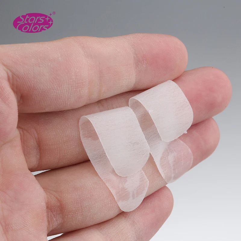 

200 Pairs/lot Super Thin Gel Eyelash Patch Flexible Silver Pack Lint Gel Eye Pad Patch Collagen No Simulate Eye Pads