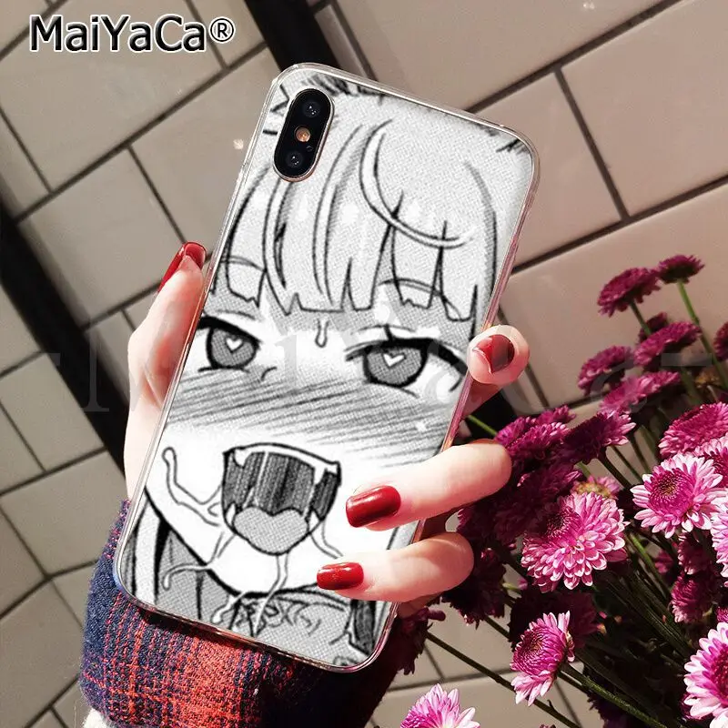 MaiYaCa аниме девушка мультфильм Япония Coque Оболочка Чехол для телефона для Apple iPhone 8 7 6 6S Plus X XS MAX 5 5S SE XR Чехол для мобильного телефона