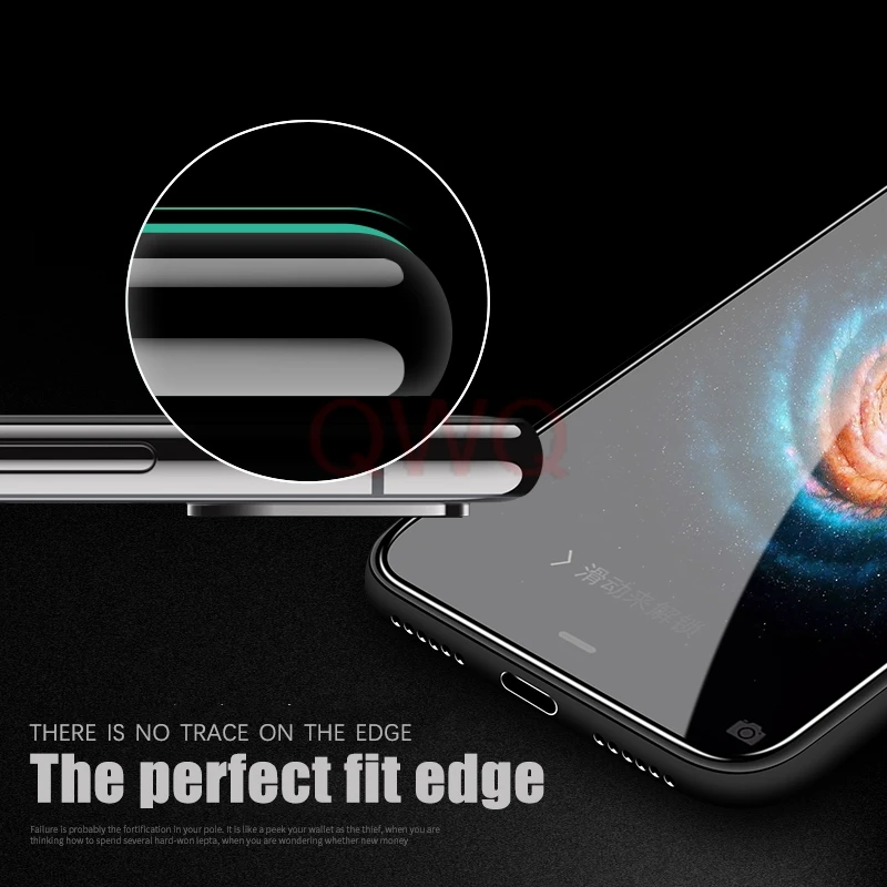 9 H изогнутое закаленное стекло для iphone X 3D прозрачный мягкий край Полное покрытие