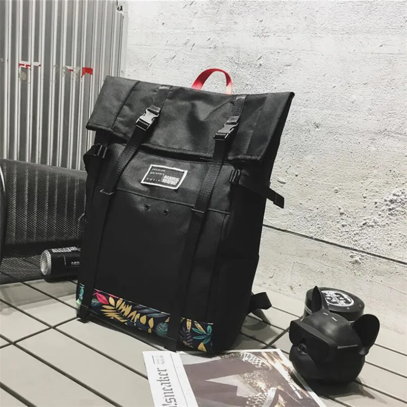 2019 новый модный двойной рюкзак для мужчины и женщины Модный Оксфордский тканевый