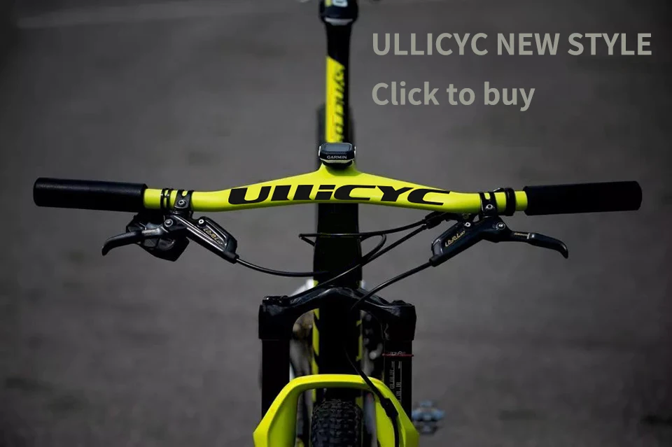 Ullicyc углерода горный велосипед MTB Руль для велосипеда из углеродного волокна, руль MTB труба из углеродистого волокна 3k глянцевый зеленый 31,8*600/640/660/680/700/720 мм CB186