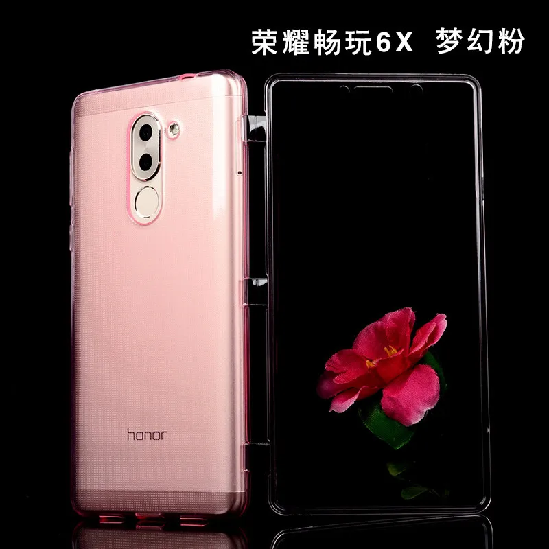 Чехол для Huawei Honor 6X BLN-AL10 чехол Качество прозрачный флип Honor6X задняя крышка