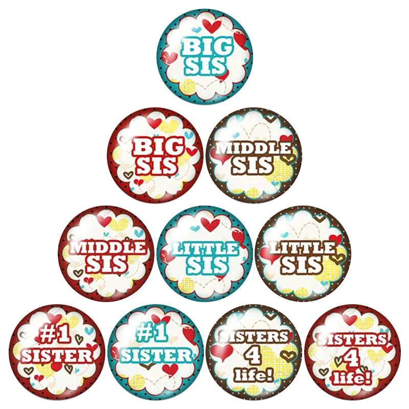 Новая модель Love pets BBF Wrods 10 шт. Смешанные 12 мм/16 мм/18 мм/25 мм круглые фото стеклянные