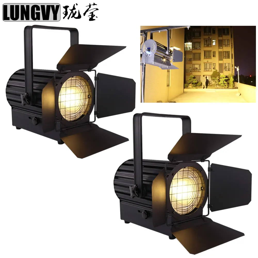 Бесплатная доставка 2018 Новый 200 Вт COB Led Par Light Can 2CH 3200K теплый белый студийный фильм