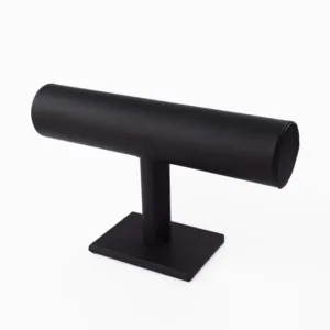 Черный органайзер для браслетов из искусственной кожи T-Bar, демонстрация ювелирных изделий, держатель для часов, Органайзер