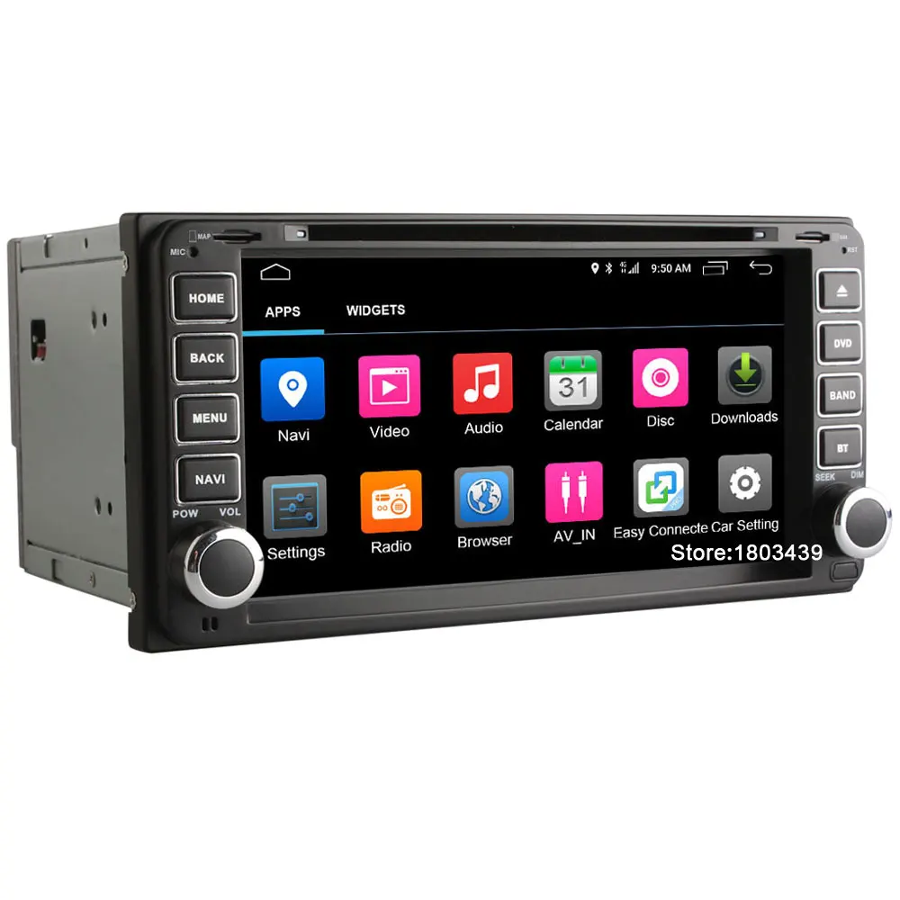 Quad Core 2GB RAM 4G LTE SIM WIFI Android 6.0 Car DVD Player For Toyota Hilux Vela Corolla Camry Prado RAV4 Tundra Land Cruiser |