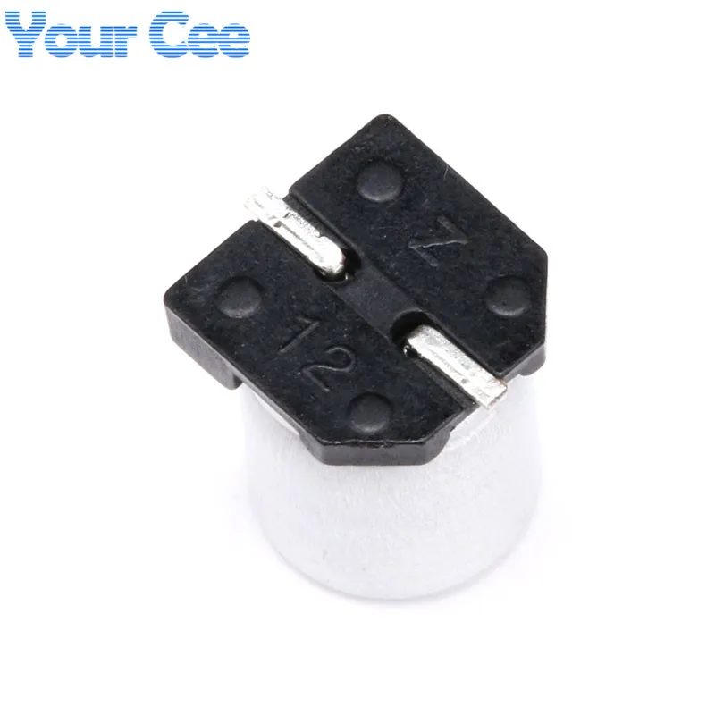 100 pcs 25V 100UF SMD Aluminum Electrolytic Capacitors 6*7MM | Электронные компоненты и принадлежности
