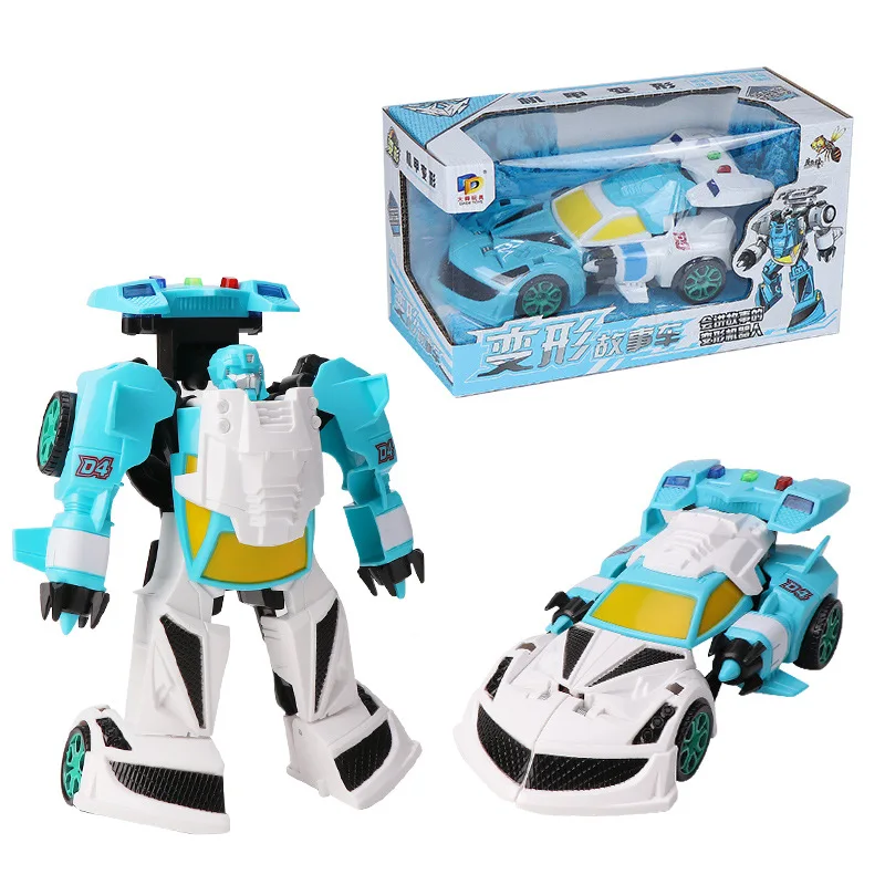 Детские трансформированные автомобили игрушки игра быстрый робот трансформер