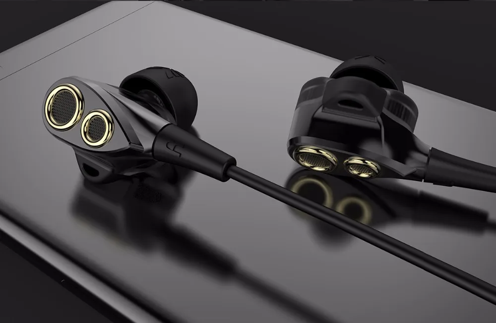 UiiSii T8 DT 200 Гибридный Hi-Fi стерео бас-музыка наушники-вкладыши стереофон наушники с микрофоном для смартфонов