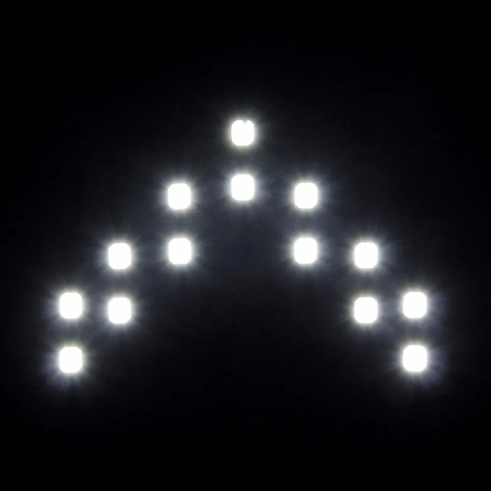 Автомобильный Стайлинг светодиодный светильник для зеркала заднего вида 2 шт.