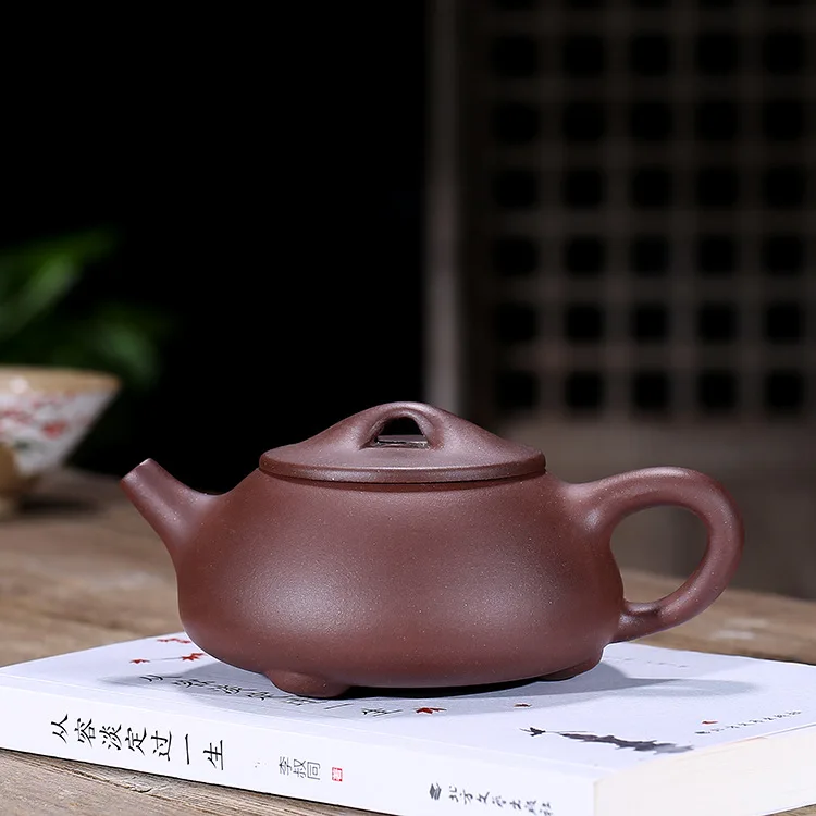 Чайник Yixing чайник подлинный фиолетовый песочный грязевой 280cc ручной работы