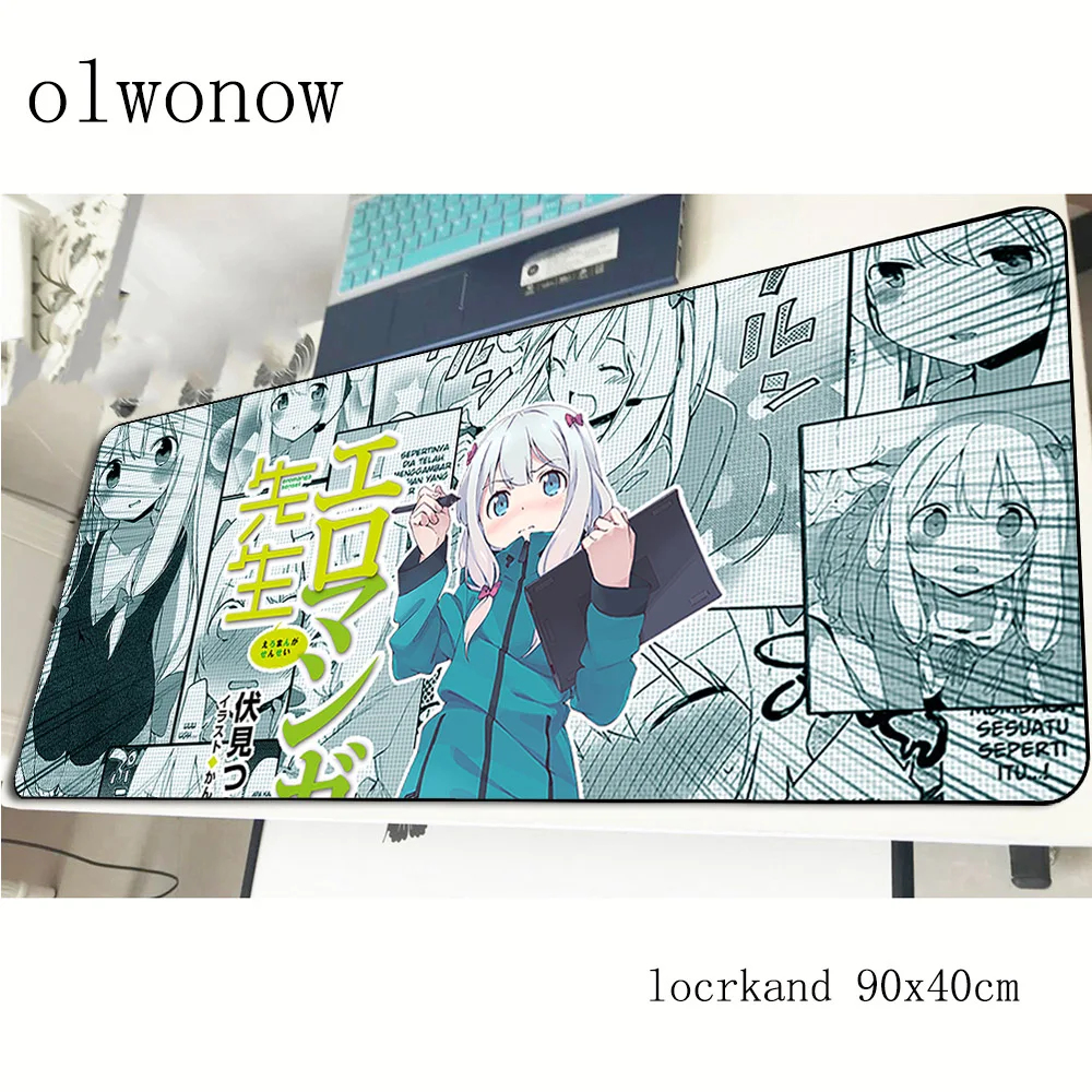 Коврик для мыши EroManga Sensei locrkand 900x400x2 мм игровой коврик в стиле аниме