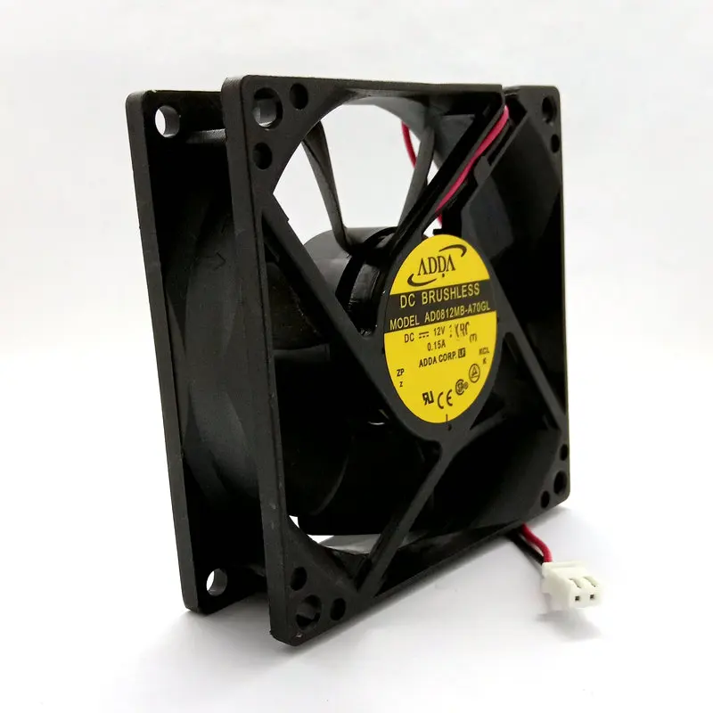 Новый оригинальный AD0812MB-A70GL 12V 0.15A 8025 двойной шарикоподшипник вентилятора