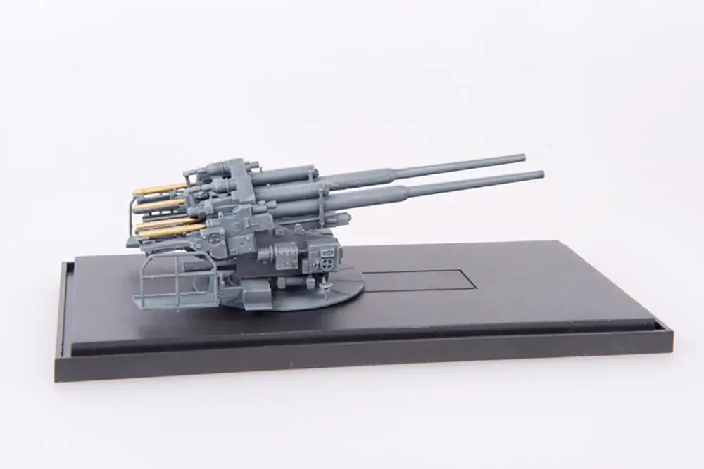 WWII German FLAK40 128 мм ZWILLINGSFLAK 1945 1/72 Готовая модель зенитная пушка| |