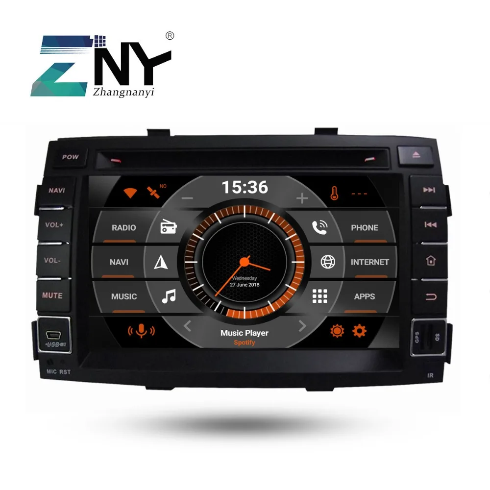 7 &quotHD Android 9 0 автомобильный DVD для Kia Sorento 2009 2010 2011 2012 Авто Радио FM стерео WiFi DSP