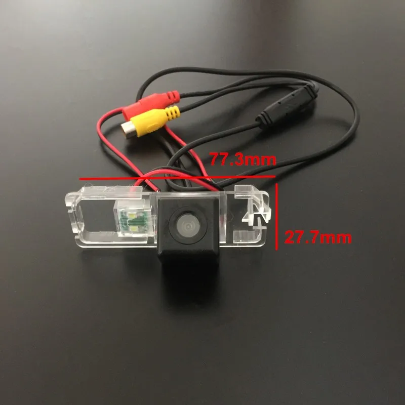 Цветная камера заднего вида ночного видения для парковки с подсветкой номерного