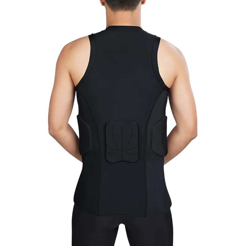 Kuangmi Men's Training Suit Running Soccer Tights Basketball Vest Protection crashproof Gym Sportswear Track Suits | Спорт и