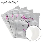 Патчи под глаза для женщин, 50 пар, накладки для наращивания ресниц, бумажные наклейки, Аппликации, инструменты для макияжа, горячая Распродажа