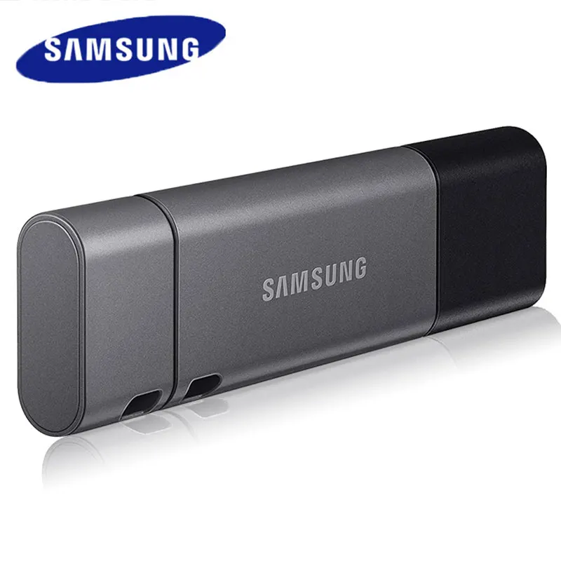Флеш накопитель Samsung DUO Plus USB 3 1 32 ГБ 64 128 256 металлическая Флешка Type C для смартфонов