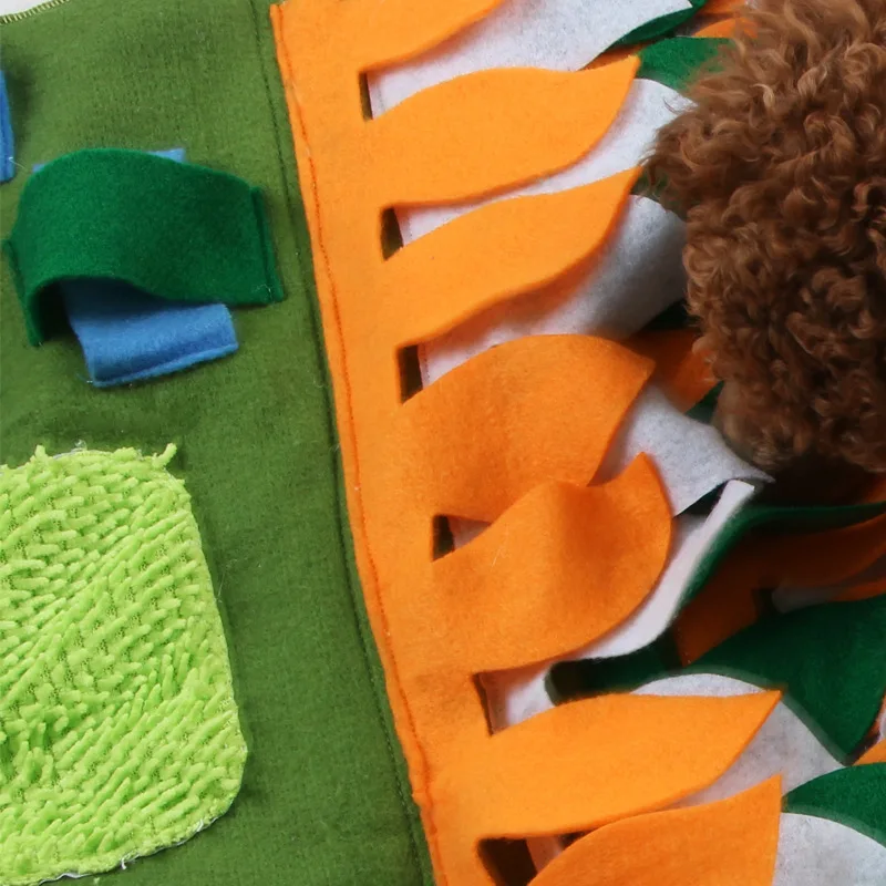 Pet dog snuff pad slow feeding cat food mat activity training sniffing blanket | Дом и сад