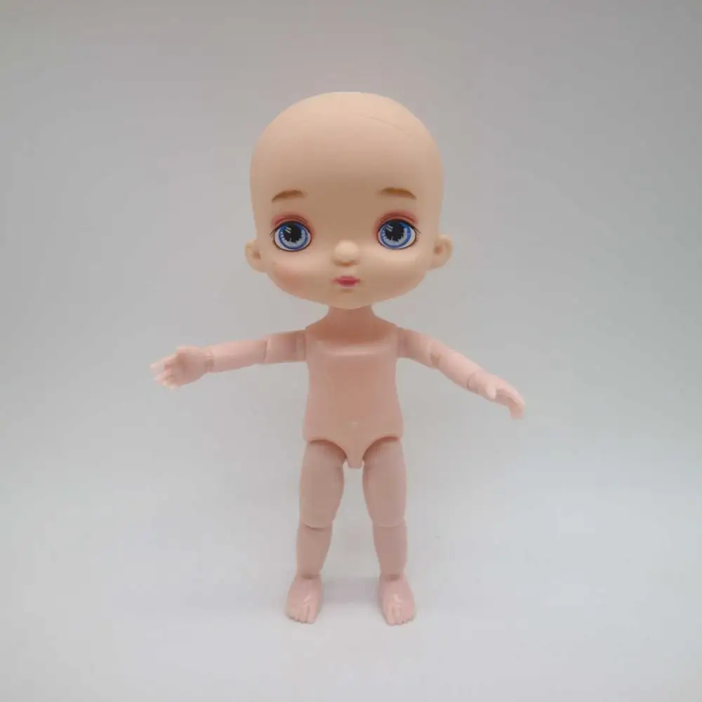 16 см куклы как HOLA куклы Обнаженная кукла с макияжем-6 - Цвет: jointbody makeupdoll