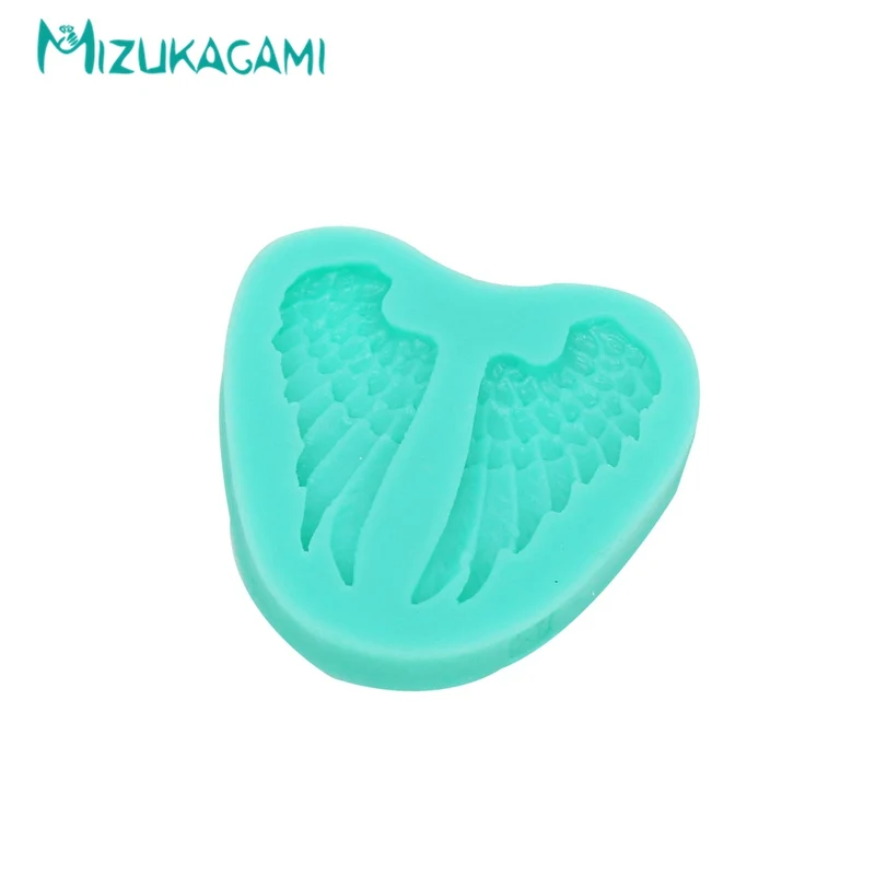 Angel's Wing Molding Fondant Cake Silica Gel Mould Chocolate Tools Kitchen Baking | Дом и сад