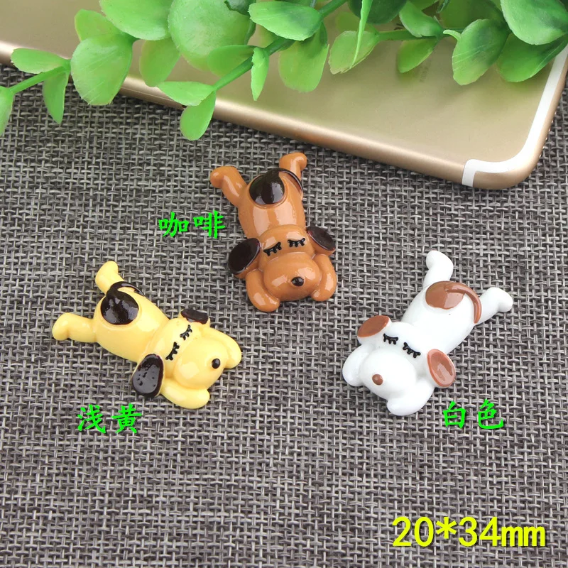 10 шт. 20*34 мм микс сделай сам из смолы pet puppy dog charms flatback patch кавайный кабошон paster