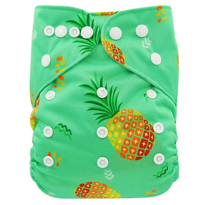 OB168 Ohbabyka многоразовые подгузники Сменные подгузники с животным узором для новорожденных Многоразовые детские подгузники, можно стирать детские карманные подгузники - Цвет: OB168