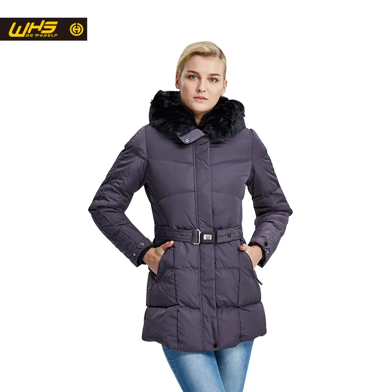 WHS Женщины хлопок куртка зимой толстые теплое пальто открытый женский тепловая