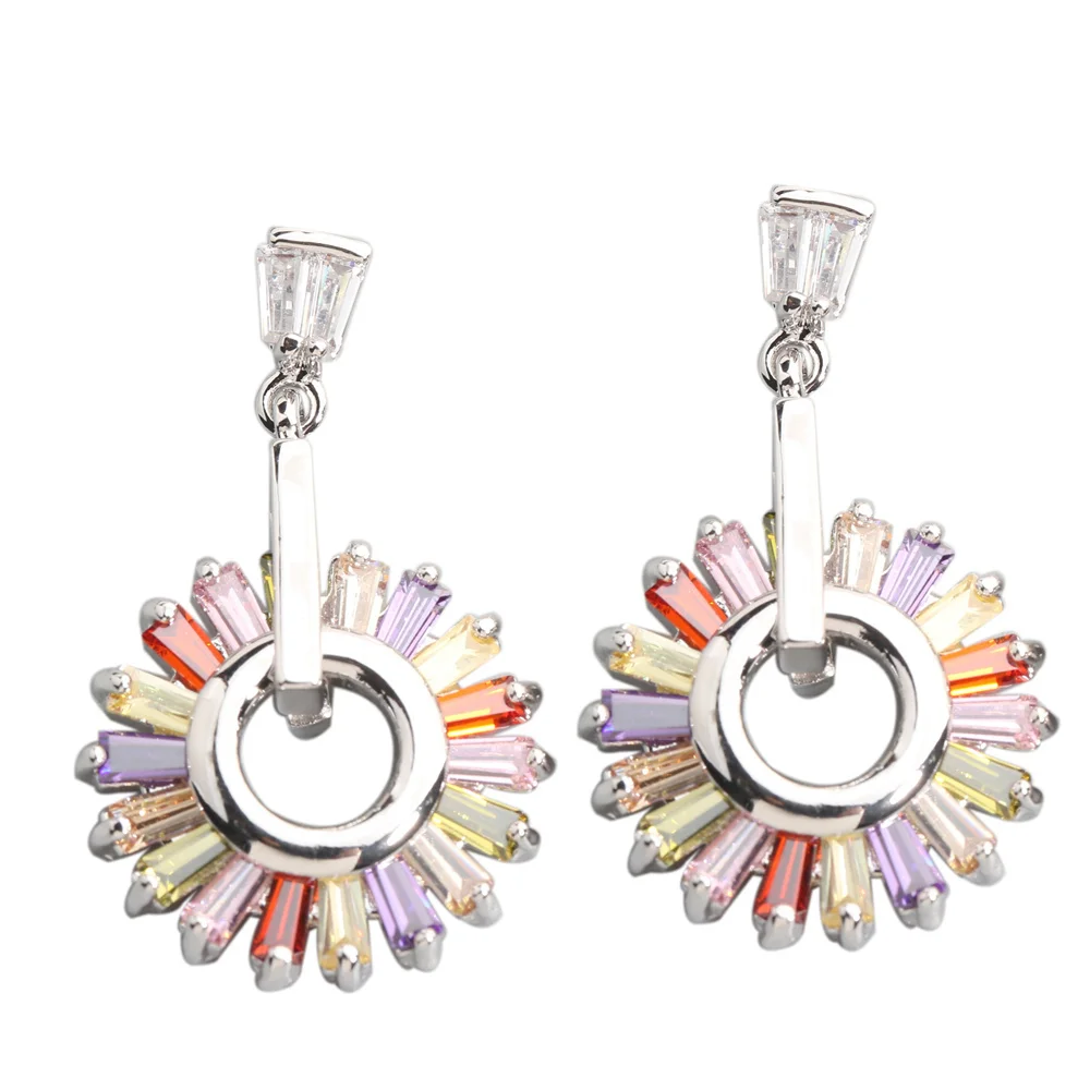 Женские серьги-гвоздики из полудрагоценного серебра 3*3 мм | Украшения и