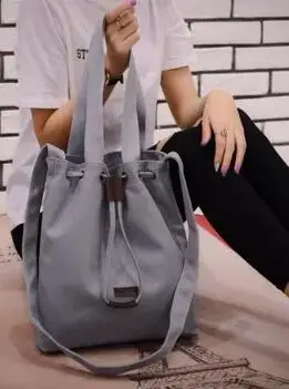 Повседневная Мода Большие Сумки Женские Холст Летом Подросток На Ремне Горячей