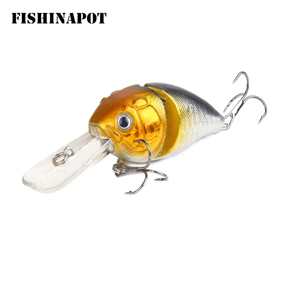 FISHINAPOT 1 шт. приманка 14 2 г 8 5 см Плавание воблер жесткая наживка для бас щуки