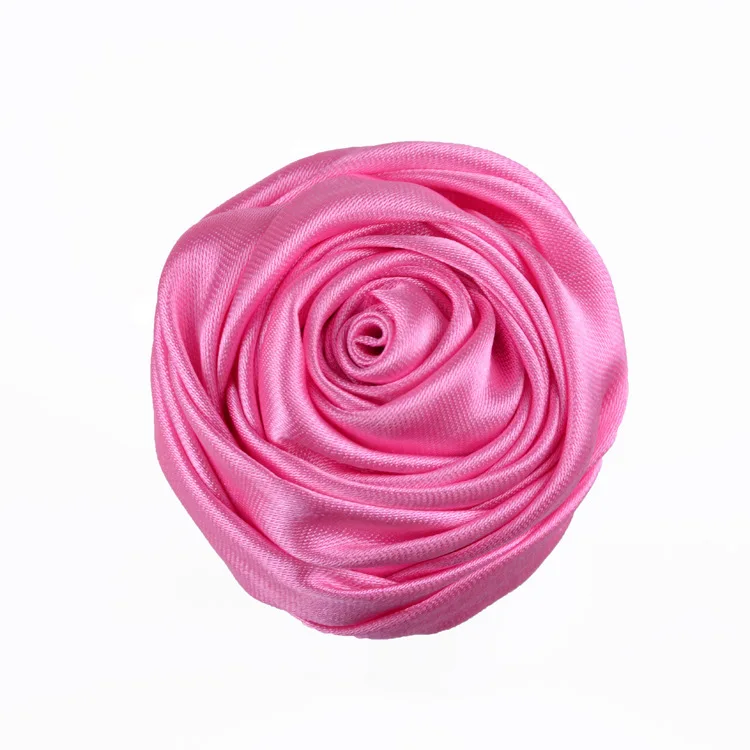 

100pcs/lot Rose Flowers DIY Accessory Boutique Wedding Decoration Flower No Hairclip Baby Girls Headwear Hair Accessories